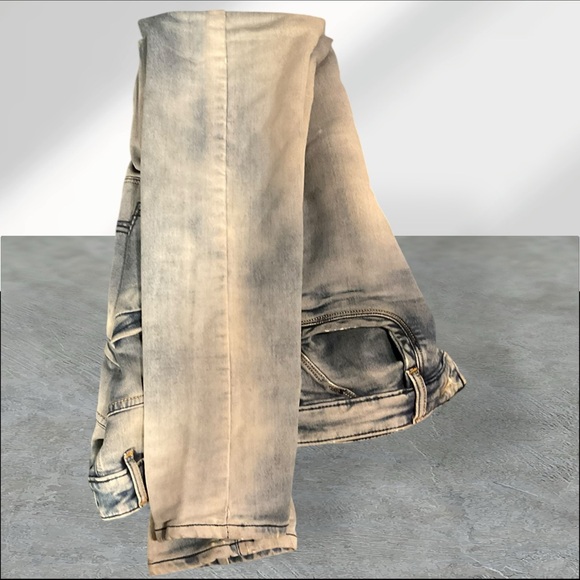 ZYKER Mens Faded Look Jeans - Picture 6 of 12
